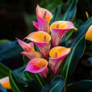 Калла Оникс купить по цене от 450р. в интернет-магазине «Посадика» с доставкой почтой в в Зеленокумске и по всей России – [изображение №1].